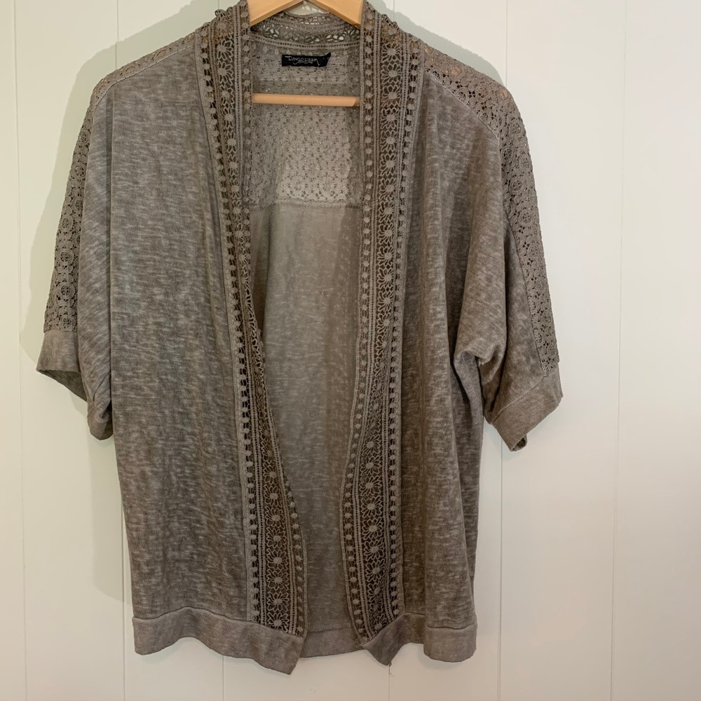 Lungo L’arno - Made in Italy Lace Cardigan Size S